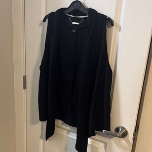 White House Black Market Elegant Black Vest